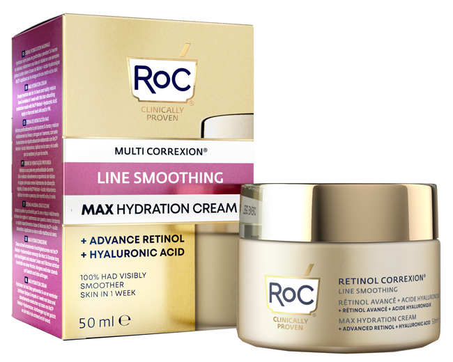 ROC RETINOL CORREXION LINE SMOOTHING CREMA VISO 50 ML - Gruppofarmastore.it