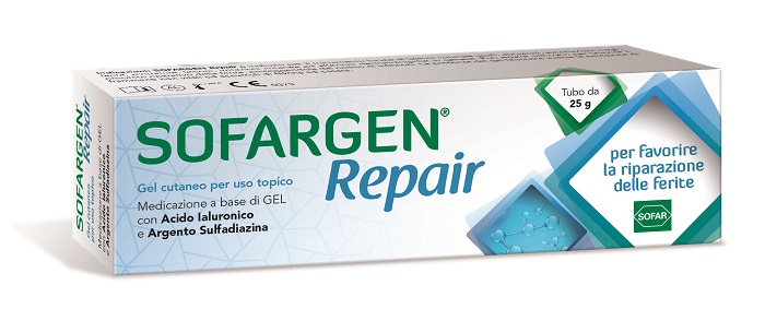 MEDICAZIONE SOFARGEN GEL ACIDO IALURONICO E ARGENTO SULFADIAZINA 25 G - Gruppofarmastore.it