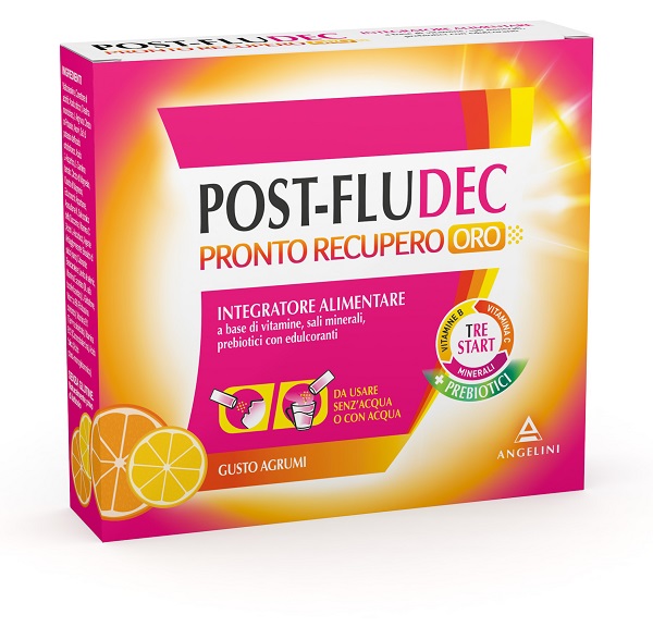 POSTFLUDEC AGRUMI PRONTO RECUPERO ORO 12 BUSTINE - Gruppofarmastore.it