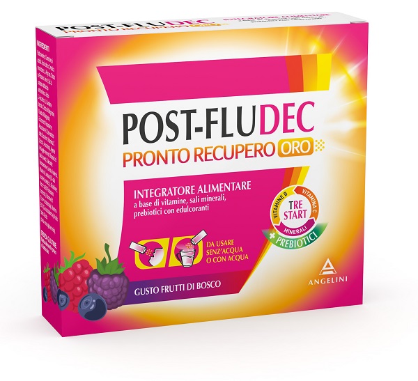 POSTFLUDEC FRUTTI DI BOSCO PRONTO RECUPERO ORO 12 BUSTINE - Gruppofarmastore.it