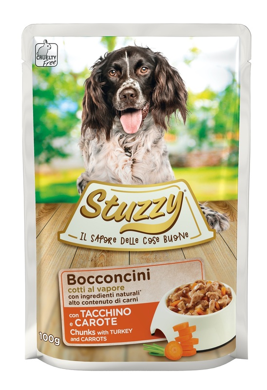 STUZZY DOG BOCCONCINI CON TACCHINO E CAROTE 100 G - Gruppofarmastore.it