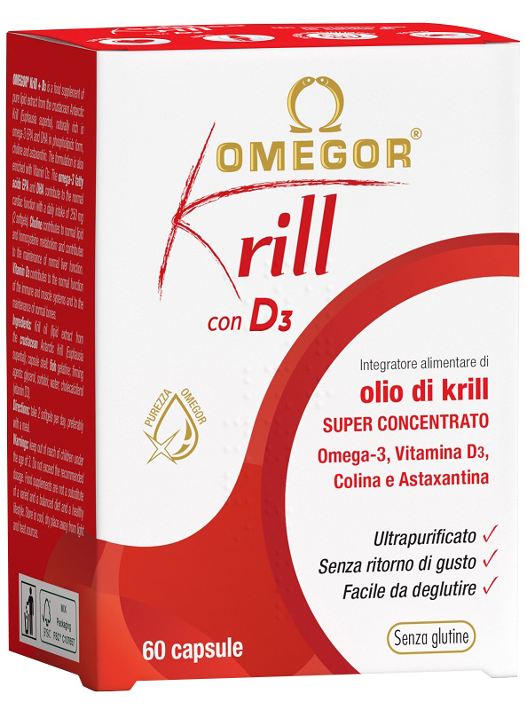 OMEGOR KRILL D3 60 CAPSULE - Gruppofarmastore.it