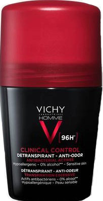 VICHY HOMME DEODORANTE CLINICAL CONTROL 96H ROLL 50 ML - Gruppofarmastore.it