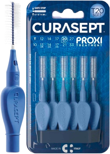 CURASEPT PROXI T20 SOFT BLUE 6 PEZZI - Gruppofarmastore.it