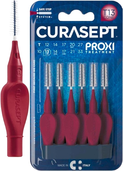 CURASEPT PROXI T13 CONE BORDEAUX 6 PEZZI - Gruppofarmastore.it