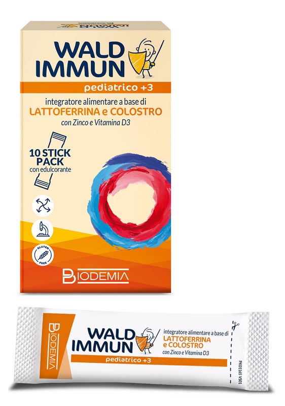 WALD IMMUN PEDIATRICO +3 10 STICK GUSTO CIOCCOLATO - Gruppofarmastore.it
