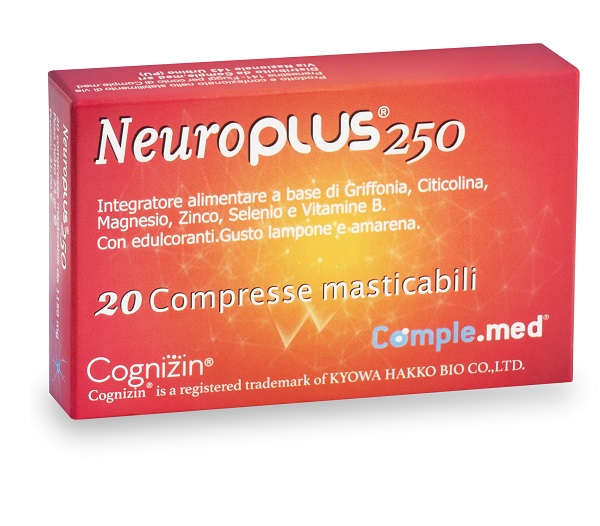 NEUROPLUS 250 20 COMPRESSE MASTICABILI - Gruppofarmastore.it
