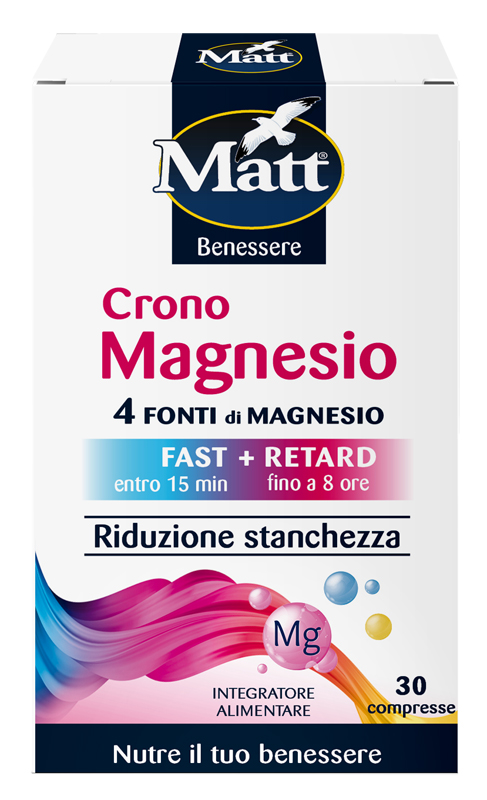 MATT CRONO MAGNESIO 30 COMPRESSE - Gruppofarmastore.it