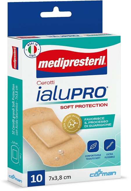 MEDIPRESTERIL CEROTTI IALUPRO SOFT PROTECTION SUPER 7X3,8CM 10 PEZZI - Gruppofarmastore.it