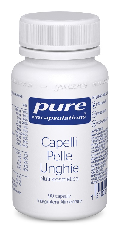 PURE ENCAPSULATIONS CAPELLI PELLE UNGHIE 90 CAPSULE - Gruppofarmastore.it