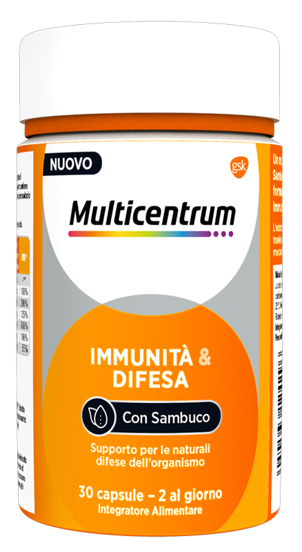 MULTICENTRUM IMMUNITA' & DIFESA 30 CAPSULE - Gruppofarmastore.it