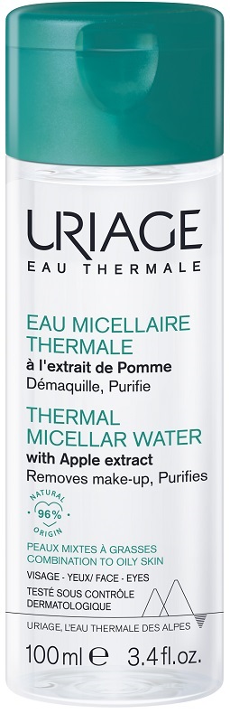 URIAGE EAU MICELLAIRE THERMALE PELLI MISTE GRASSE FLACONE 100 ML - Gruppofarmastore.it