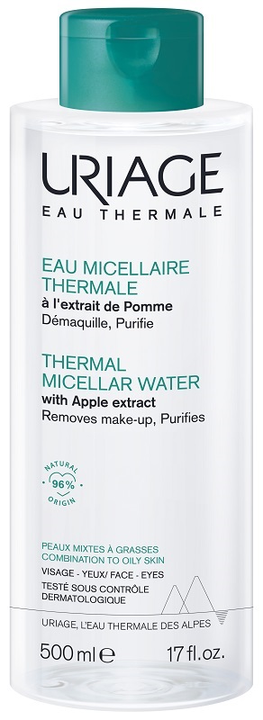 URIAGE EAU MICELLAIRE THERMALE PELLI MISTE GRASSE FLACONE 500 ML - Gruppofarmastore.it