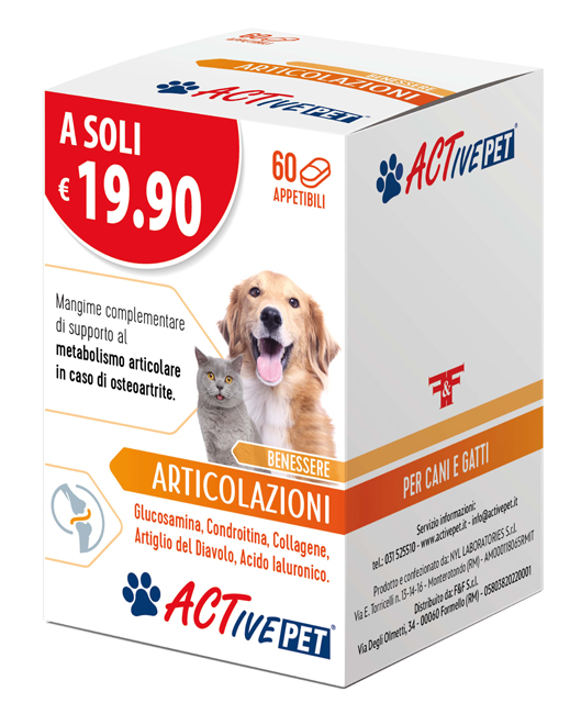 ACTIVE PET ARTICOLAZIONI 60 COMPRESSE - Gruppofarmastore.it