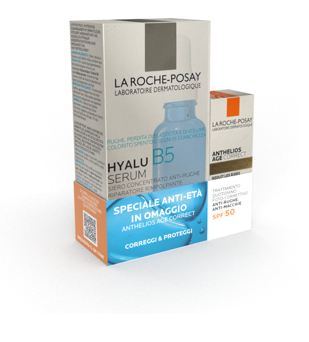 HYALB5 SERUM 30 ML + ANTHELIOS AGE CORRECT SPF50 3 ML OMAGGIO - Gruppofarmastore.it