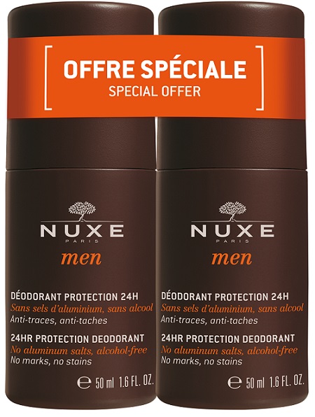 NUXE MEN DUO DEODORANTE UOMO PROTEZIONE 24 ORE 2 X 50 ML - Gruppofarmastore.it