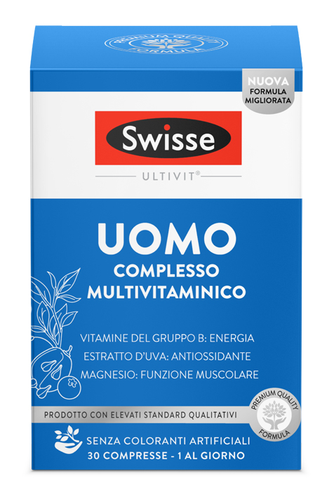 SWISSE MULTIVITAMINICO UOMO 30 COMPRESSE - Gruppofarmastore.it