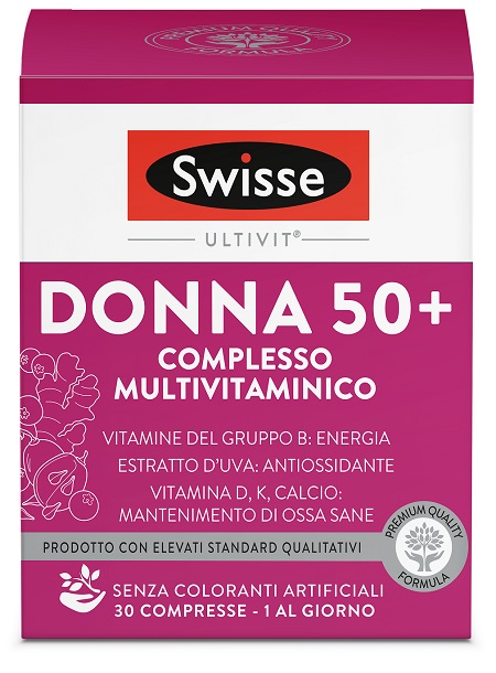 SWISSE MULTIVITAMINICO DONNA 50+ 30 COMPRESSE - Gruppofarmastore.it