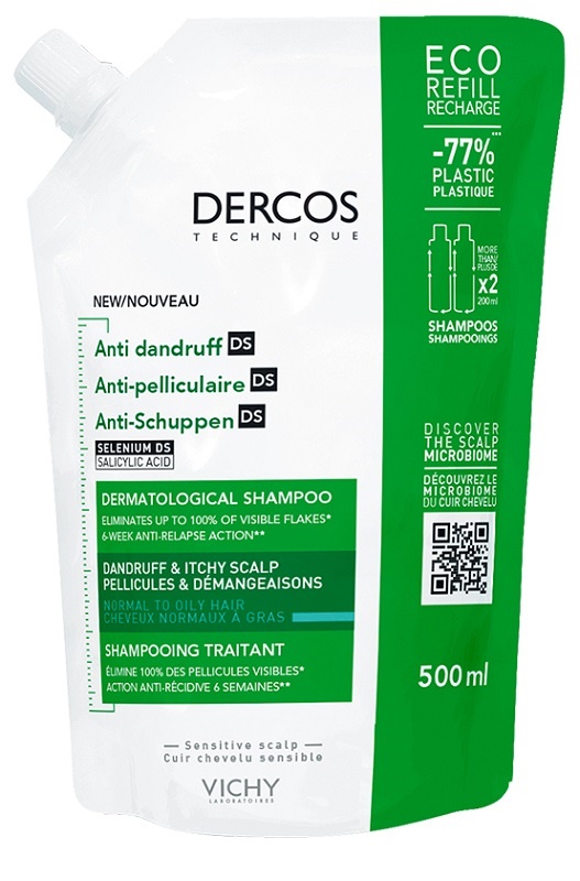 DERCOS ECO RICARICA FORFORA 500 ML - Gruppofarmastore.it