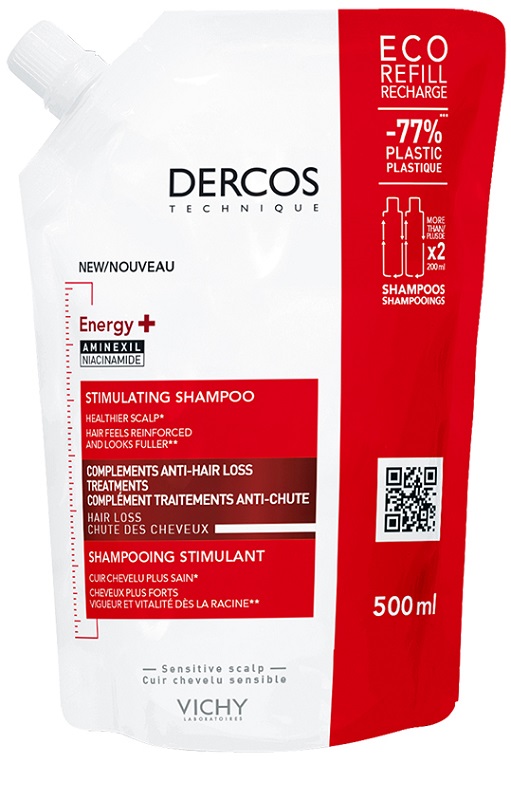 DERCOS ECO RICARICA ENERGIZZANTE 500 ML - Gruppofarmastore.it