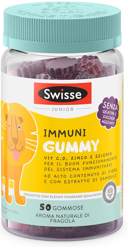 SWISSE JUNIOR IMMUNI GUMMY 50 PASTIGLIE GOMMOSE - Gruppofarmastore.it