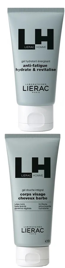 LIERAC COFFRET HOMME GEL IDRATANTE 50 ML + GEL DOUCHE 200 ML OFFERED - Gruppofarmastore.it