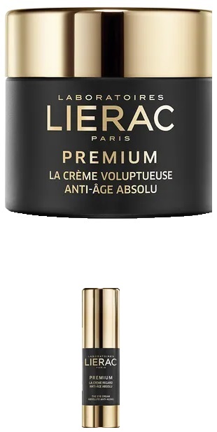 LIERAC COFFRET PREMIUM VOLUPTUOUS CREAM 50 ML + EYES 15 ML OFFERED - Gruppofarmastore.it