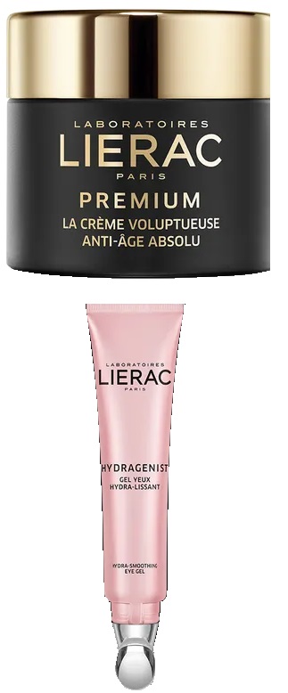 LIERAC COFFRET PREMIUM SILKY CREAM 50 ML + EYES 15 ML OFFERED - Gruppofarmastore.it