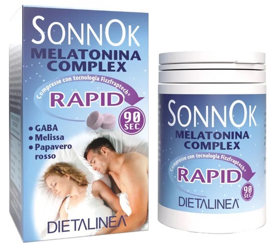 DIETALINEA SONNOK MELATONINA RAPID 60 COMPRESSE - Gruppofarmastore.it