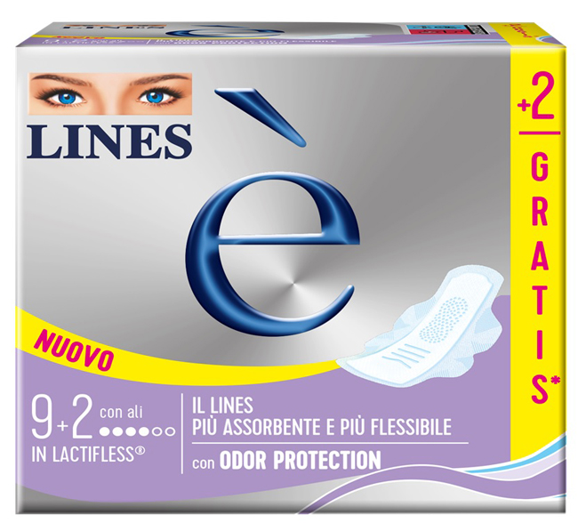 LINES E' ALI CARRY PACK 9 + 2 PEZZI - Gruppofarmastore.it
