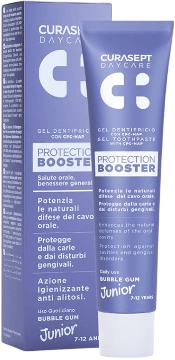 CURASEPT DAYCARE DENTIFRICIO PROTECTION BOOSTER JUNIOR 50 ML - Gruppofarmastore.it