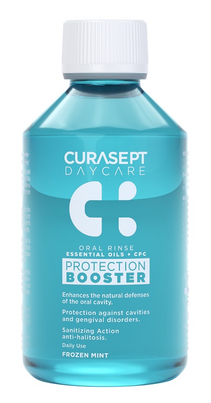 CURASEPT DAYCARE COLLUTORIO PROTECTION BOOSTER FROZEN MINT 100 ML - Gruppofarmastore.it