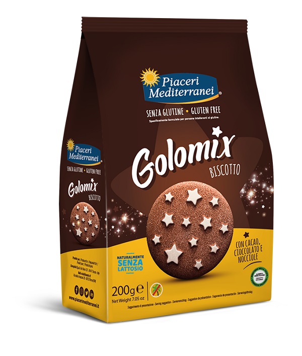 PIACERI MEDITERRANEI GOLOMIX BISCOTTO 200 G - Gruppofarmastore.it