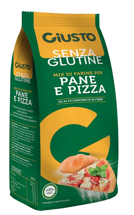 GIUSTO SENZA GLUTINE MIX PANE E PIZZA 500 G - Gruppofarmastore.it