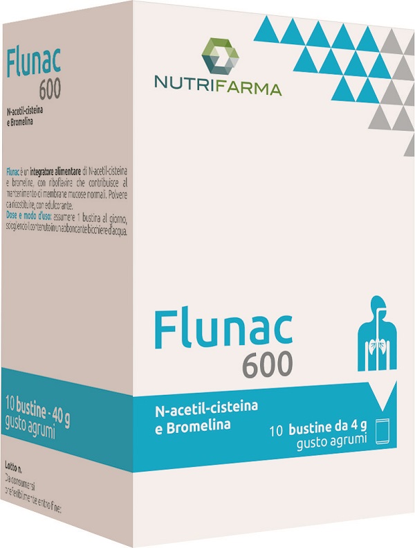 FLUNAC 600 10 BUSTINE - Gruppofarmastore.it