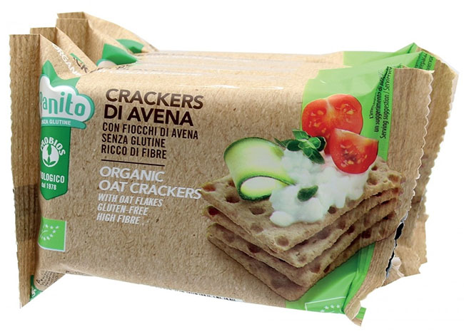 PROBIOS BIO CRACKERS AVENA CON FIOCCHI DI AVENA 4 X 35 G - Gruppofarmastore.it