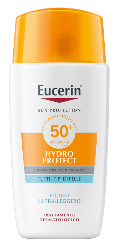 EUCERIN SUN FACE HYDRO PROTECT FLUIDO ULTRA LEGGERO SPF50+ 50 ML - Gruppofarmastore.it