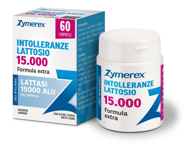 ZYMEREX INTOLLERANZE LATTOSIO 15000 60 COMPRESSE SENZA GLUTINE SENZA LATTOSIO - Gruppofarmastore.it