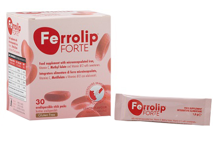FERROLIP FORTE 30 STICK PACKS DA 1,8 G GUSTO LIMONE - Gruppofarmastore.it