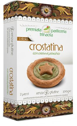 PREMIATA PASTICCERIA TRINACRIA CROSTATINA CREMA PISTACCHIO 150 G - Gruppofarmastore.it