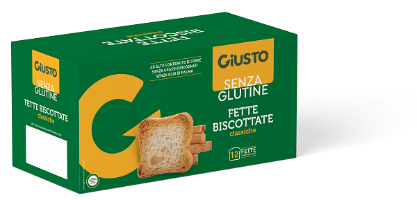 GIUSTO SENZA GLUTINE FETTE BISCOTTATE 150 G - Gruppofarmastore.it