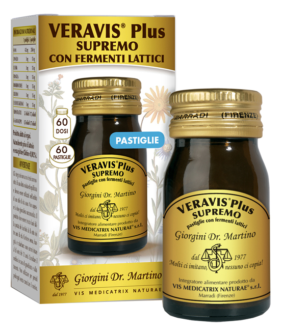 VERAVIS PLUS SUPREMO 60 PASTIGLIE FERMENTI LATTICI - Gruppofarmastore.it
