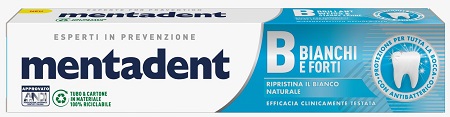 MENTADENT BIANCHI E FORTI 75 ML - Gruppofarmastore.it