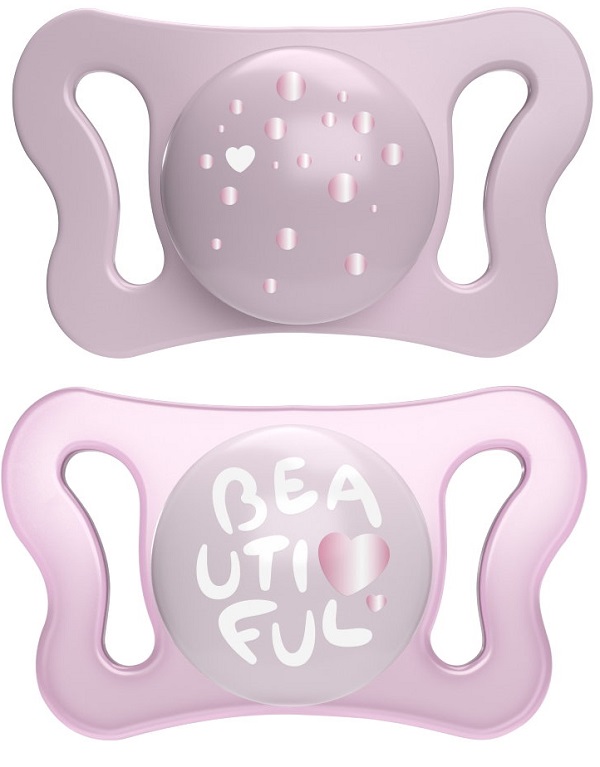 CHICCO SUCCHIETTO MICRO GIRL SILICONE 0-2M 2 PEZZI - Gruppofarmastore.it
