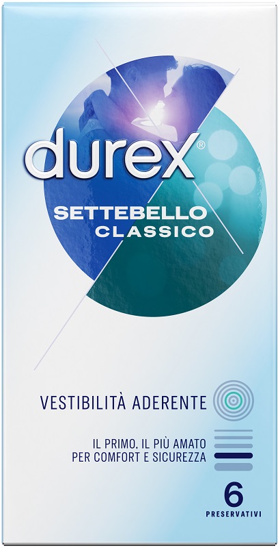 PROFILATTICO DUREX SETTEBELLO CLASSICO 6 PEZZI - Gruppofarmastore.it