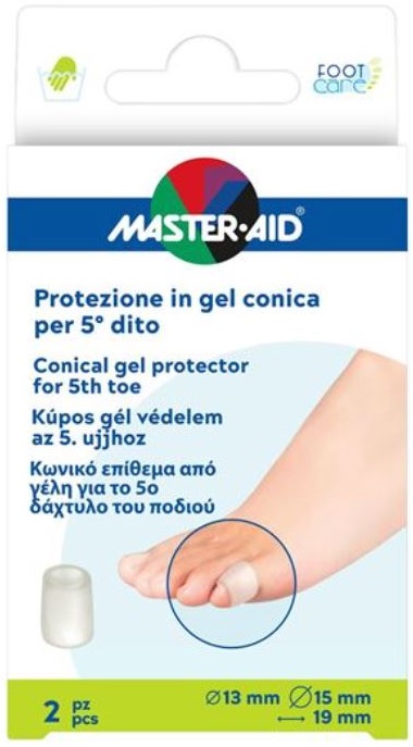 PROTEZIONE CONICA MASTER-AID FOOTCARE 5 DITO 2 PEZZI C3 - Gruppofarmastore.it