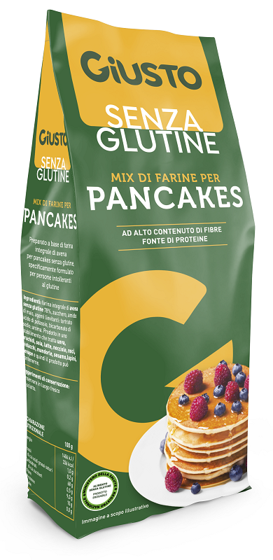 GIUSTO SENZA GLUTINE MIX PANCAKE 400 G - Gruppofarmastore.it