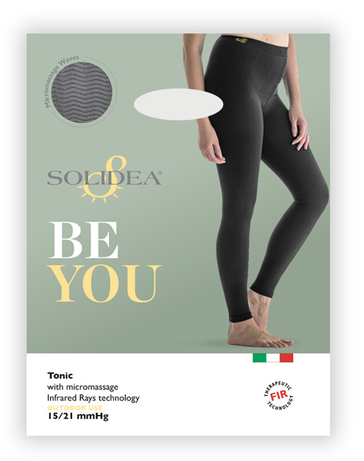 BE YOU TONIC LEGGINGS MASSAGGIANTE COPRENTE NERO S - Gruppofarmastore.it