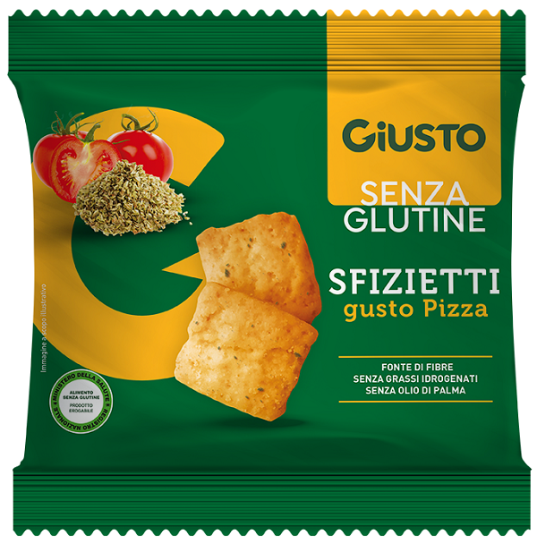 GIUSTO SENZA GLUTINE SFIZIETTI PIZZA 40 G - Gruppofarmastore.it