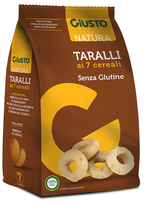 GIUSTO SENZA GLUTINE TARALLI 7 CEREALI 175 G - Gruppofarmastore.it